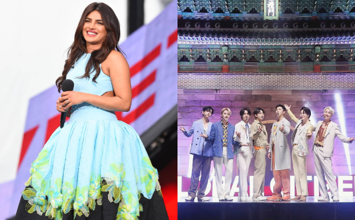 Priyanka Chopra, BTS, Jin, Jimin, Jungkook, RM, Suga, V,