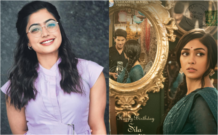 Rashmika Mandanna, Dulquer Salmaan and Mrunal Thakur