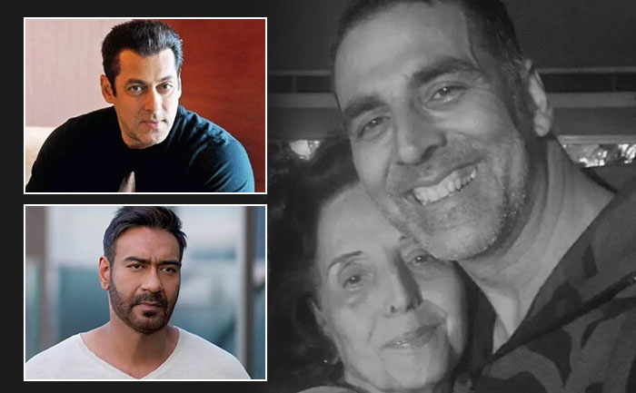 akshay kumar mom demise devgn salman condole