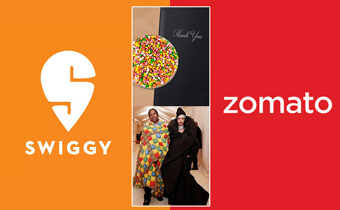 met gala zomato swiggy food memes