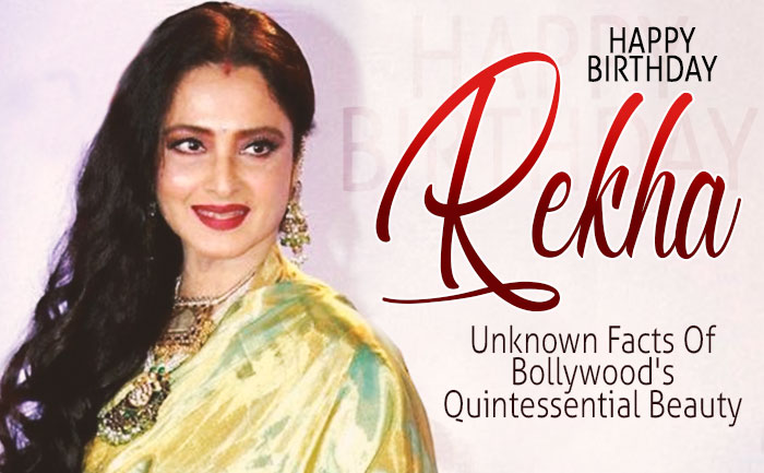 rekha unknown facts