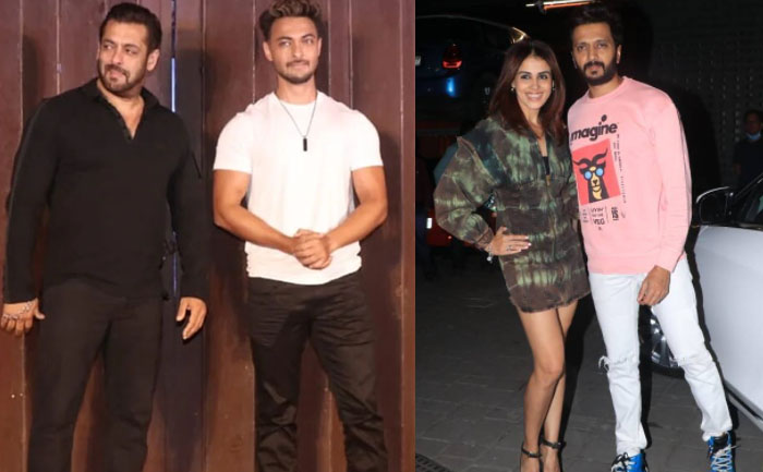 aayush sharma birthday bash