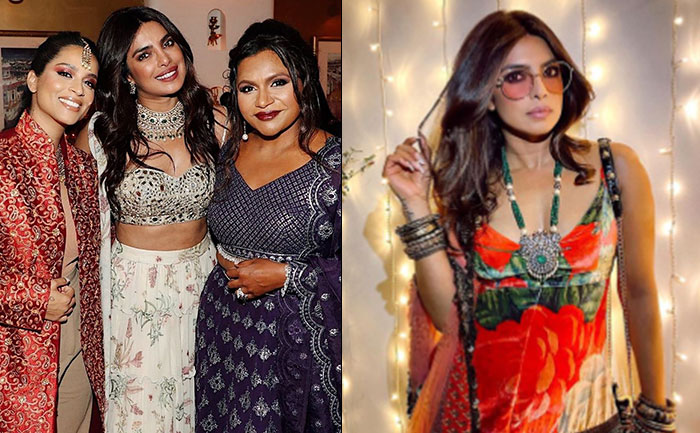 priyanka chopra kal penn lily singh diwali bash